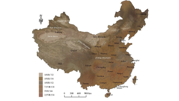中國第一幅高精度土壤顏色地圖出爐，研究員是這樣了解土壤成分的